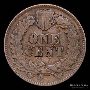USA. 1 Cent 1875. Indian Head Penny. CU; ... 