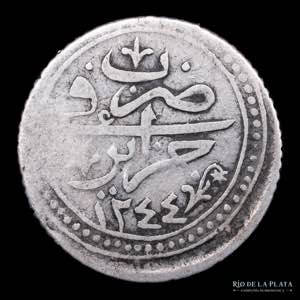 Argelia. Mahmud II (1808-1839) 1/4 Budju ... 