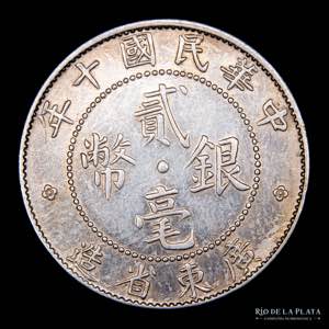 China (Republica) 20 Cents 1921 (año 10). ... 