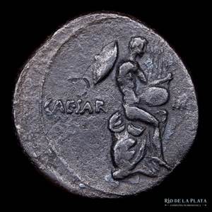 Roma Imperatorial. Octaviano 44-27AC. AR ... 