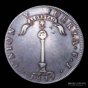 Chile 1 Peso 1817 FJ. ... 
