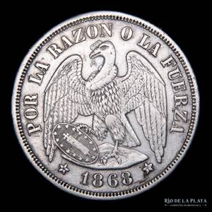Chile. 1 Peso 1868 So. ... 