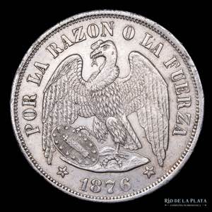 Chile. 1 Peso 1876 So. ... 