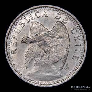 Chile. 5 Pesos 1927. ... 