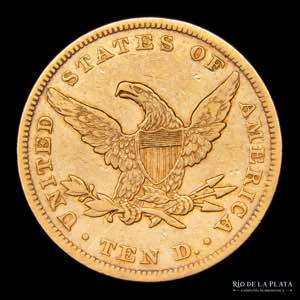 Estados Unidos. 10 Dollars 1860. Oro AU.900, ... 