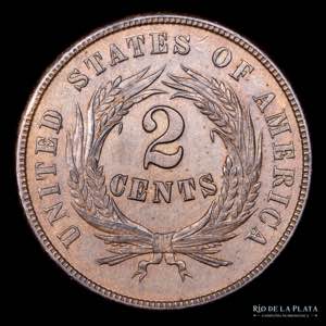 USA. 2 Cents 1864. Union ... 
