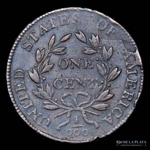 USA. 1 Cent 1801. Draped Bust Penny. CU; ... 