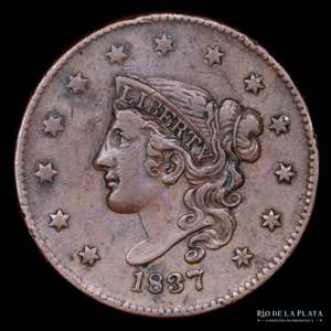 USA. 1 Cent 1837. ... 