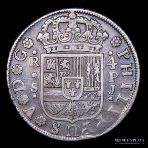 España. Felipe V. 4 Reales 1737 PJ. ... 