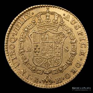 España. Carlos III. 2 Escudos 1773 PJ. ... 