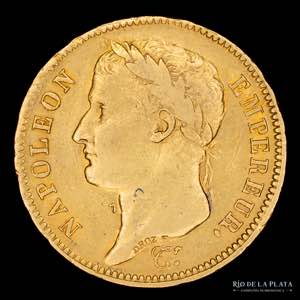 Francia. Napoleon I. 40 Francs 1811 A. Oro ... 