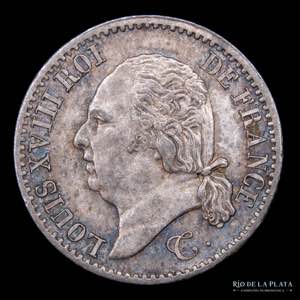Francia. Luis XVIII. 1/4 Francs 1817 A. ... 
