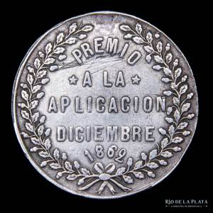 Argentina. 1862. Premio a la Aplicación. ... 