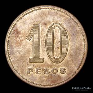 Argentina. Ficha. 10, 5 y 1 Pesos. Rumi y ... 