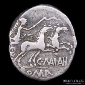 Roman Republic. C. Maianius 153BC. AR ... 