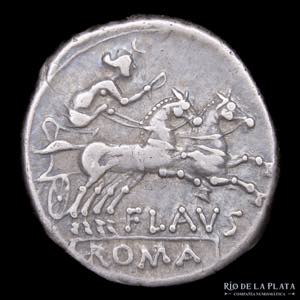 Roman Republic. Decimius Flavus 150BC, AR ... 