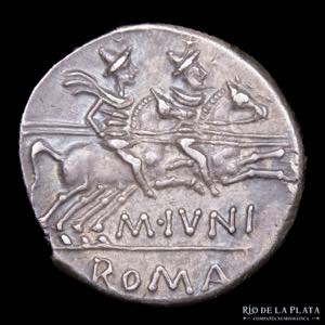 Roman Republic. M. Junius Silanus 145BC. AR ... 