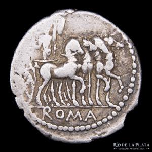 Roman Republic. Marcus Acilius 130BC. AR ... 