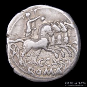 Roman Republic. Caius Cassius 126BC. AR ... 