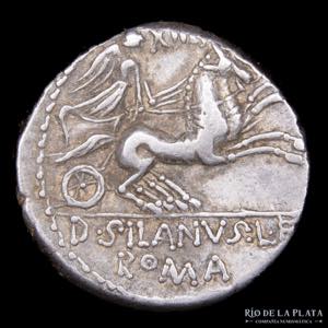 Roman Republic. Junius Silanus 91BC. AR ... 