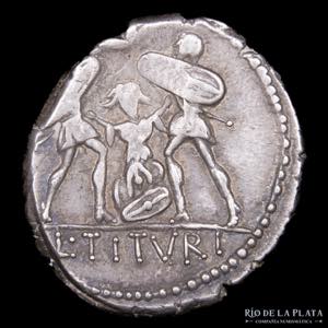 Roman Republic. L. Titurius Sabinus 89BC. AR ... 