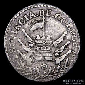 Argentina. Córdoba. 2 Reales 1844. AG.750; ... 