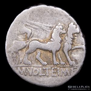 Roman Republic. M. Volteius M.f. 78BC. AR ... 