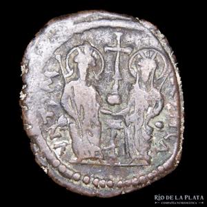 Byzantine. Justin II with Sophia 565-578AD. ... 