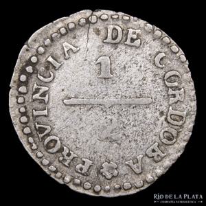 Argentina. Córdoba. 1/2 de Real 1850. ... 
