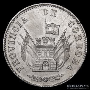 Argentina. Córdoba. 8 Reales 1852. Variante ... 