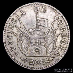 Argentina. Córdoba. 4 Reales 1852. AG.750, ... 