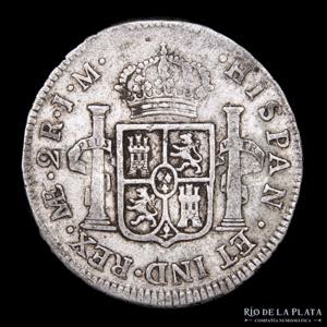 Lima. Carlos III (1759-1788) 2 Reales 1773 ... 
