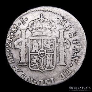 Lima. Carlos III (1759-1788) 2 Reales 1783 ... 