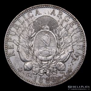 Argentina. 1 Peso 1883 ... 
