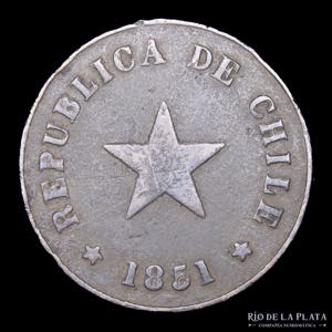 Chile. 1 Centavo 1851. ... 