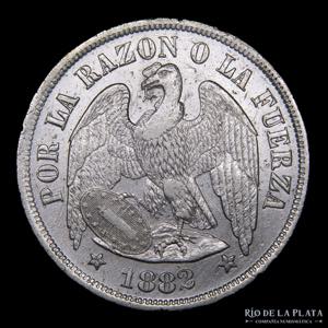 Chile. 1 Peso 1882. ... 