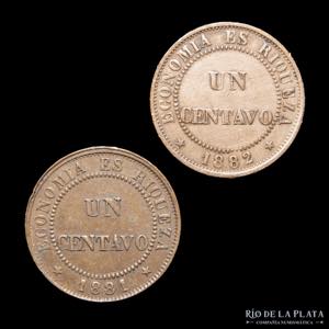 Chile. 1 Centavo 1881 y ... 