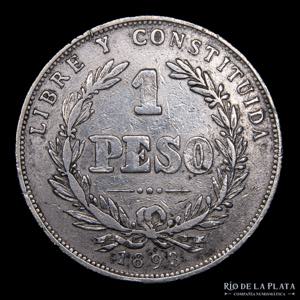 Uruguay. 1 Peso 1893 So. ... 