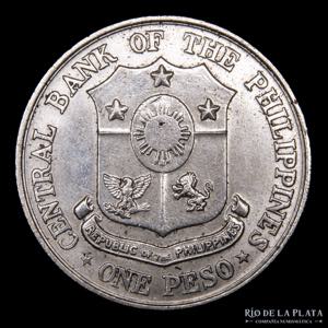 Filipinas. 1 Peso 1961. ... 