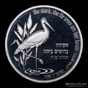 Israel. 1 Nuevo shequel 1998. Conmemorativa. ... 