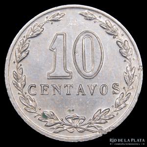Argentina. 10 Centavos 1906. Cu-Ni; 19mm; ... 