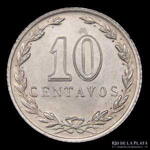 Argentina. 10 Centavos 1933. CuNi; 19mm; ... 