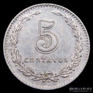 Argentina. 5 Centavos 1898. Escasa. CuNi; ... 