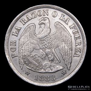 Chile. 1 Peso 1883 So. ... 