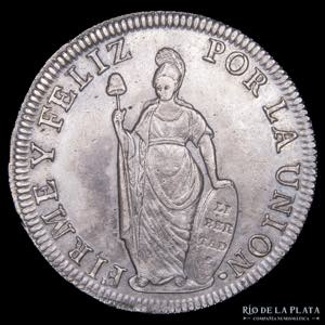 Perú. 8 Reales 1833 MM Lima Mint. AG.903; ... 