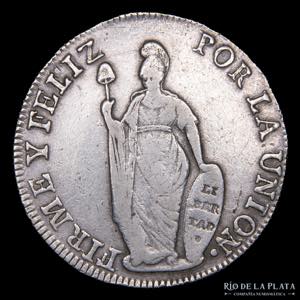 Perú. 8 Reales 1840 MB. Lima Mint. AG.903; ... 