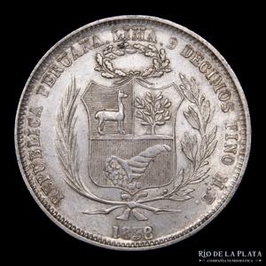 Perú. 50 Centavos 1858 ... 