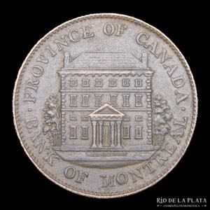 Canadá. 1/2 Penny 1844 Bank of Montreal. ... 