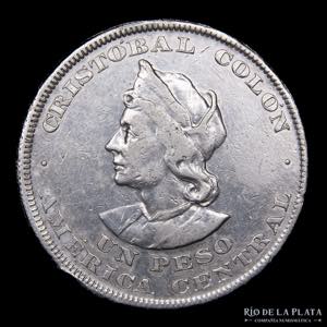 El Salvador. 1 Peso 1893. AG.900, 37.0mm; ... 