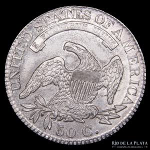 USA. Half Dollar 1826. Cupped Bust. Canto ... 